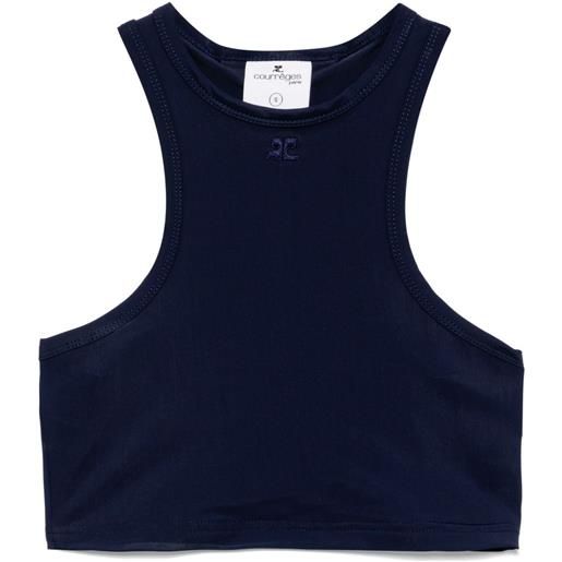 Courrèges top scuba - blu