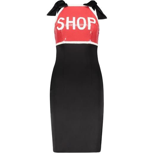 Moschino shop sequined cocktail dress - nero