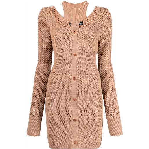 ANDREĀDAMO abito midi - toni neutri