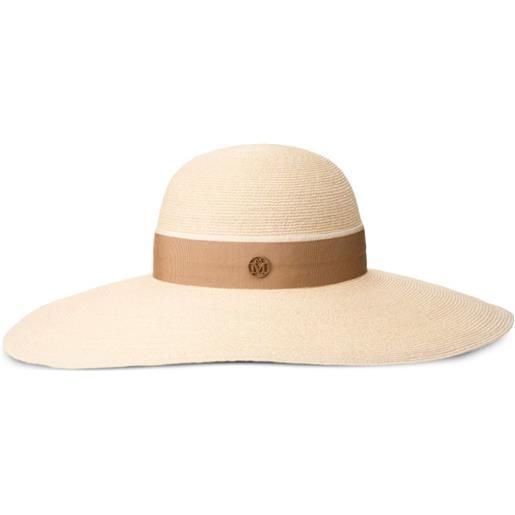 Maison Michel cappello estivo bianca - toni neutri