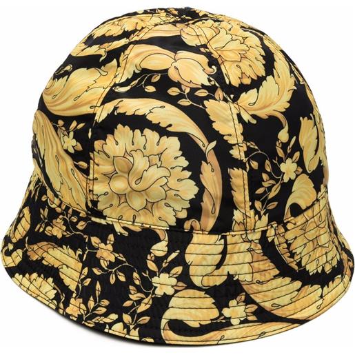 Versace cappello bucket barocco - nero