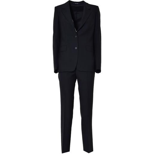 Tagliatore completo monopetto - nero