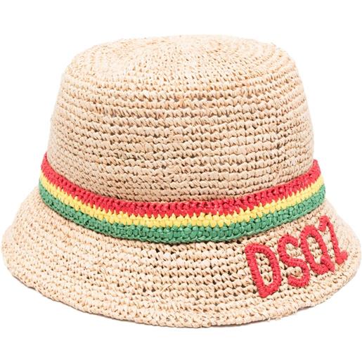 DSQUARED2 cappello bucket - toni neutri