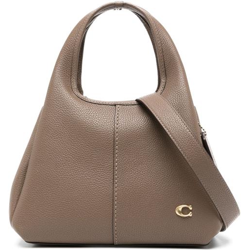 Coach borsa tote lana - marrone