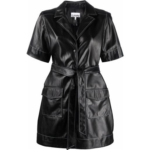 GANNI chemisier corto - nero