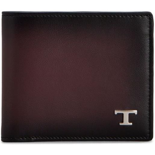 Tod's portafoglio bi-fold tsy - marrone