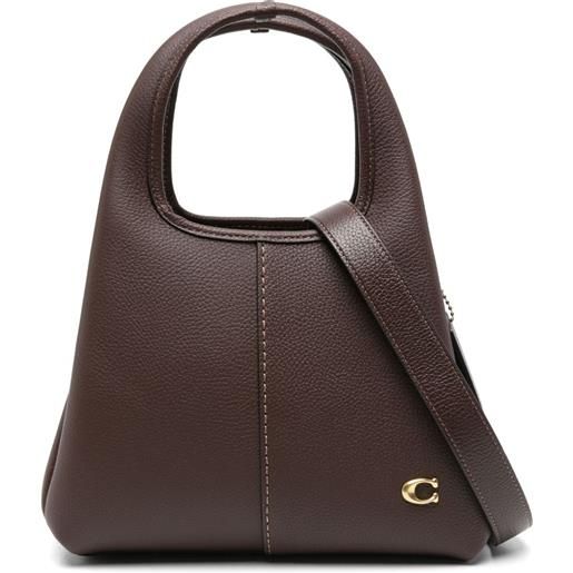 Coach borsa tote lana - marrone