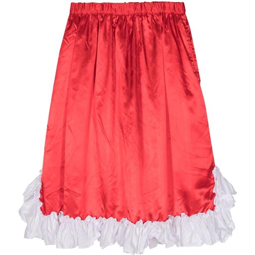 Comme Des Garçons Girl gonna con ruches - rosso