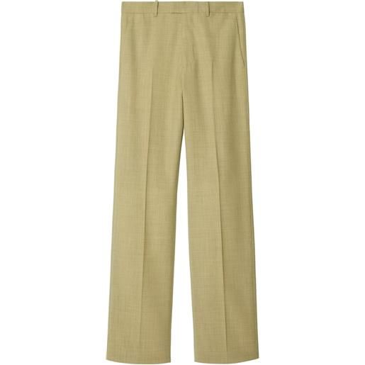Burberry pantaloni sartoriali dritti - toni neutri