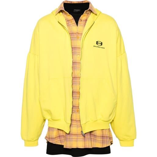 Balenciaga giacca unity sports icon - giallo