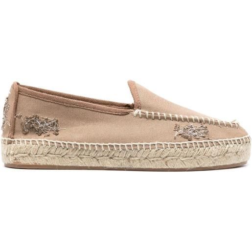 Maison Margiela espadrillas con ricamo - toni neutri