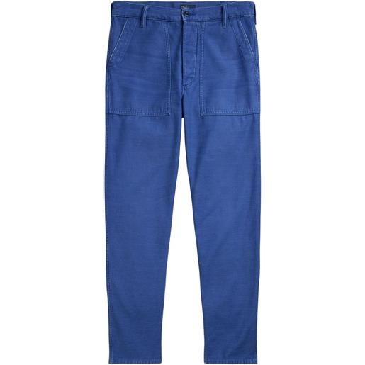 Polo Ralph Lauren pantaloni con tasche applicate - blu