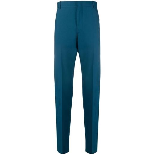 Alexander McQueen pantaloni sartoriali affusolati - blu