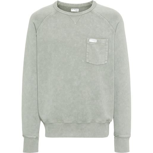 Fay felpa con applicazione - verde