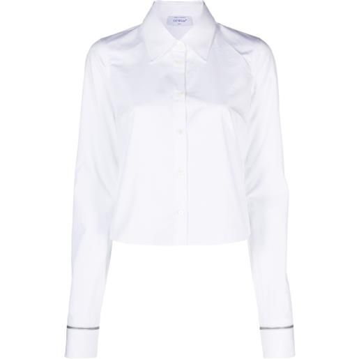 Off-White camicia con collo a punta - bianco