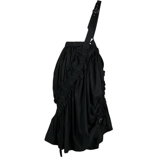 Noir Kei Ninomiya gonna con ruches - nero