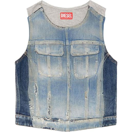 Diesel canotta de-benedicta - blu