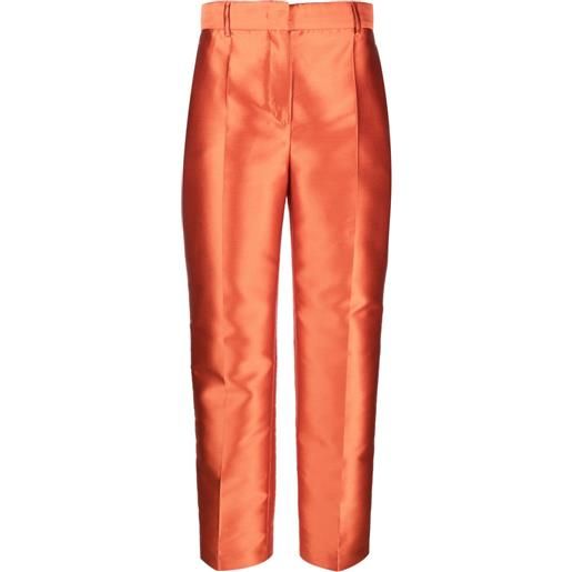 Alberta Ferretti pantaloni dritti - arancione