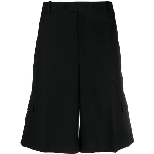 Alexander McQueen bermuda sartoriali - nero