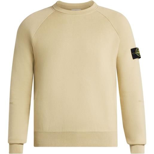 Stone Island felpa con applicazione - toni neutri