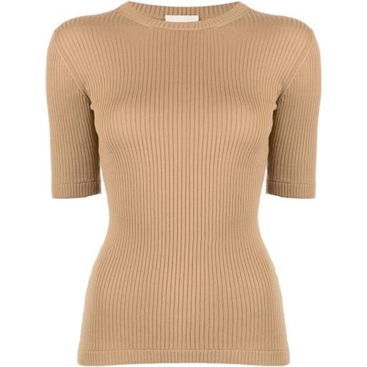 KHAITE top the ange a coste - marrone