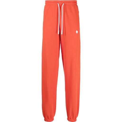 COUNTY OF MILAN pantaloni sportivi con stampa - rosso