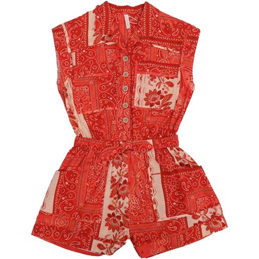 ZIMMERMANN lucky kids pocket playsuit