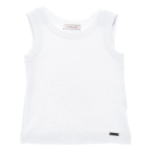 Monnalisa canotta basica a costine