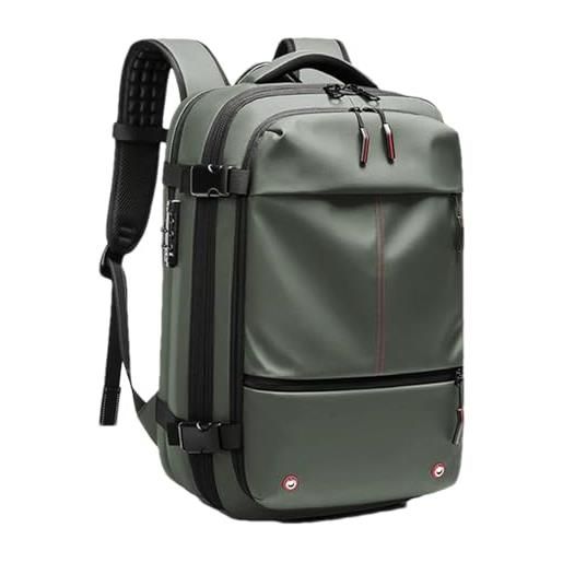 Rrlihjgu zaino a compressione sottovuoto, zaino da viaggio sottovuoto - zaino con blocco password airpack 60l espandibile - confezionamento sottovuoto in tessuto oxford, impermeabile, 