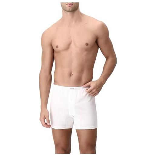 6 BOXER UOMO FILO DI SCOZIA NOTTINGHAM ART.B416S - B416 APERTURA CON BOTTONI