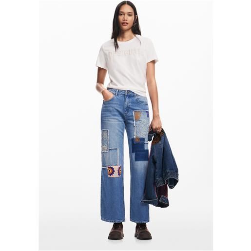 Desigual patchwork jeans