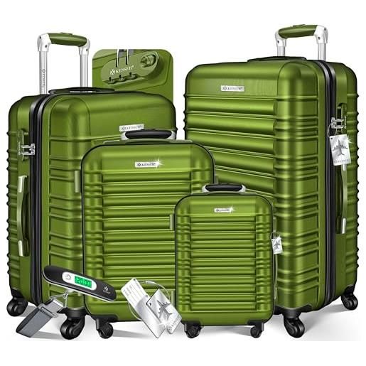 Organizer Valigia Rigide Pezzi Con Beauty Case Trolley Da