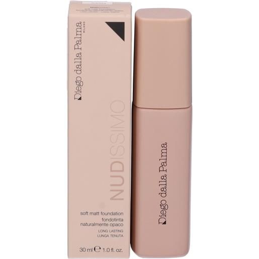 Cosmetica HUB SpA diego dalla palma nudissimo - fondotinta naturalmente opaco colore 245n beige neutro 30 ml make up