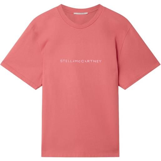 Stella McCartney t-shirt stella iconics con stampa - rosa