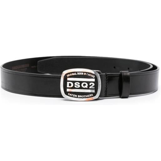 DSQUARED2 cintura con fibbia - nero