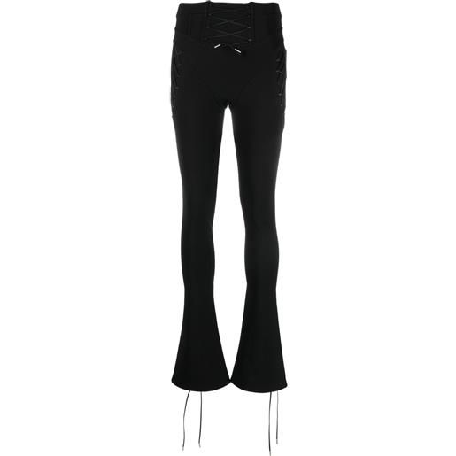 Off-White leggings con stampa - nero