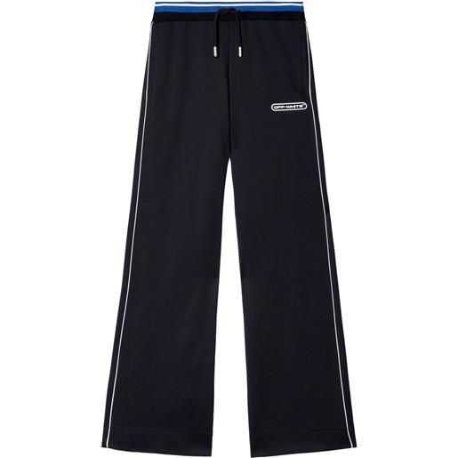 Off-White pantaloni sportivi con stampa - nero