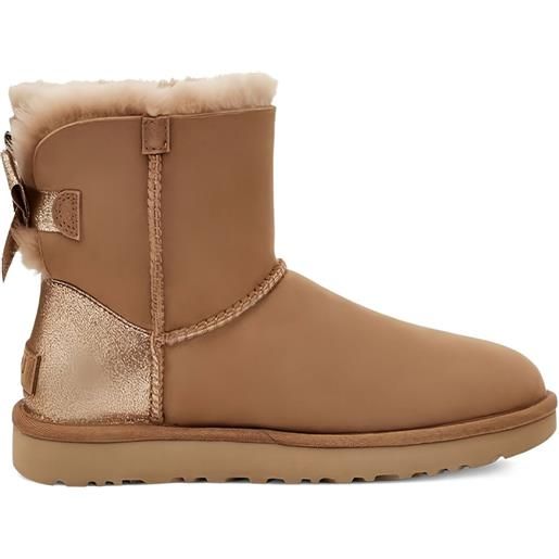 UGG stivali mini bailey bow sparkle - marrone