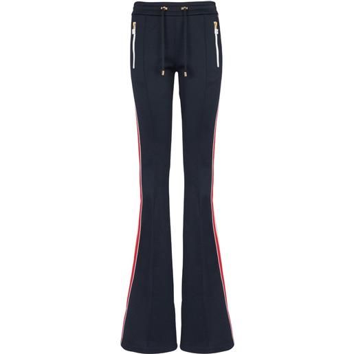 Balmain pantaloni svasati - blu