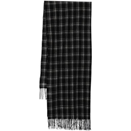 Undercover foulard a quadri - nero