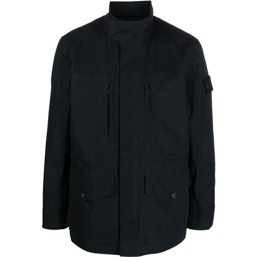 Stone Island giacca con applicazione compass - nero
