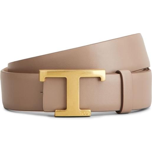 Tod's cintura t timeless reversibile - toni neutri