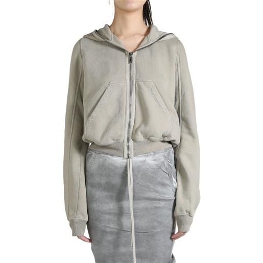 Rick Owens DRKSHDW cotton hoodie - toni neutri