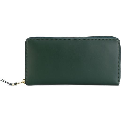 Comme Des Garçons Wallet portafoglio con zip a giro - verde