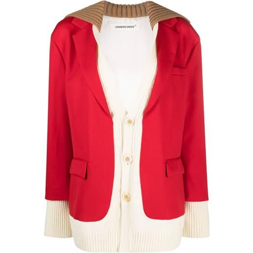 Undercover blazer monopetto - rosso