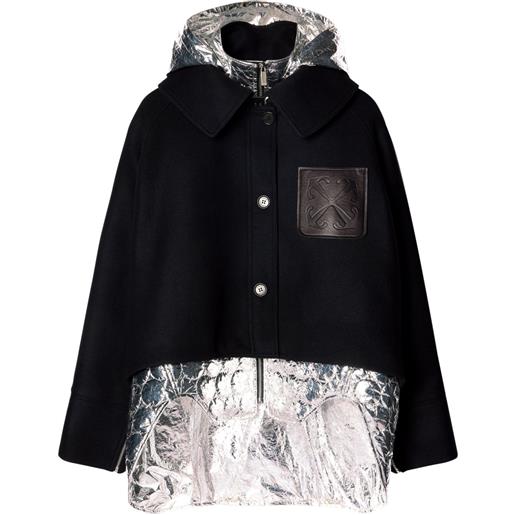 Off-White parka arrows a strati - nero