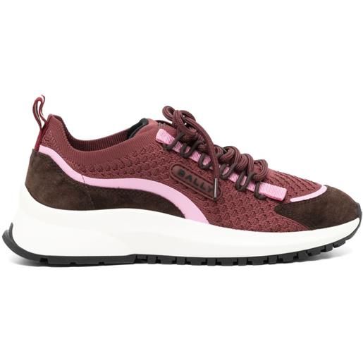 Bally sneakers daryel con inserti - rosso