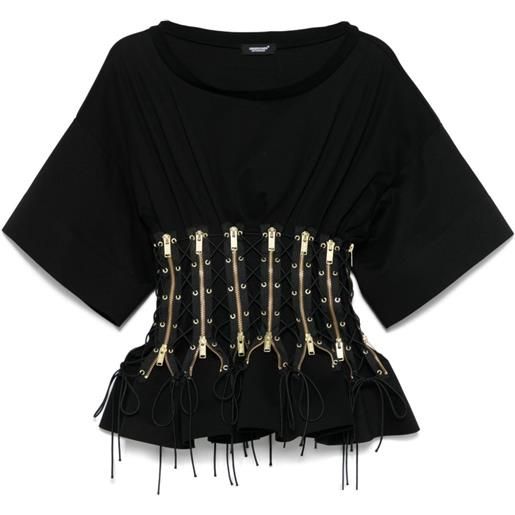 Undercover t-shirt in cotone - nero
