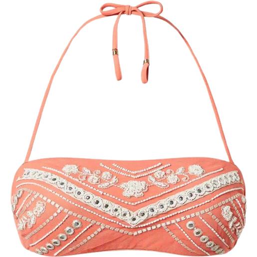 TWINSET fascia da bagno con ricamo