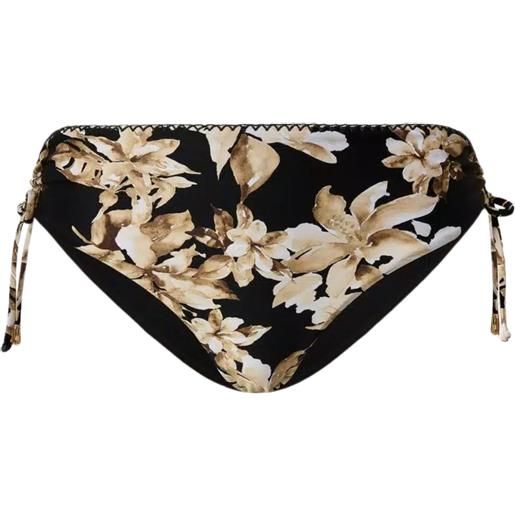 TWINSET slip da bagno a fiori con coulisse